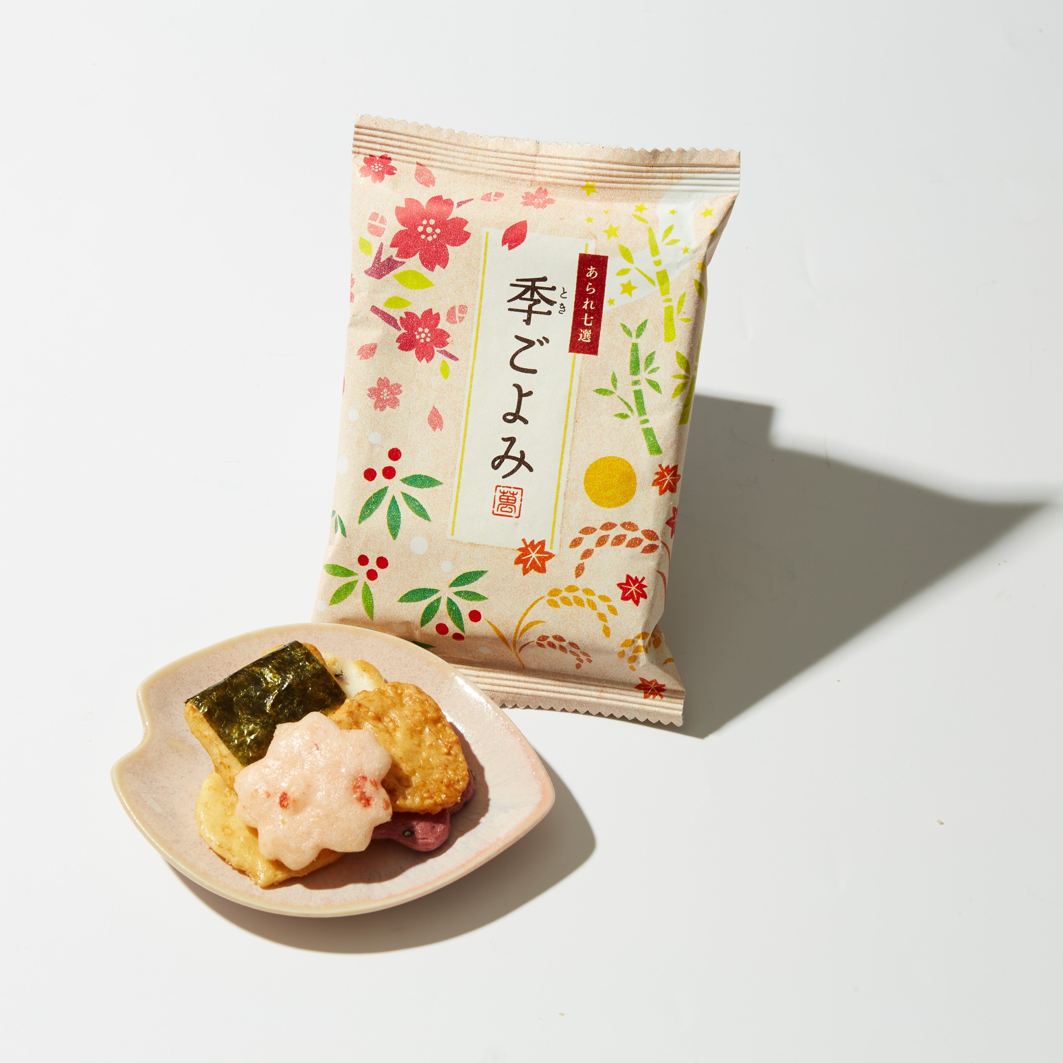 Spring Flower Senbei & Arare (5 pieces)