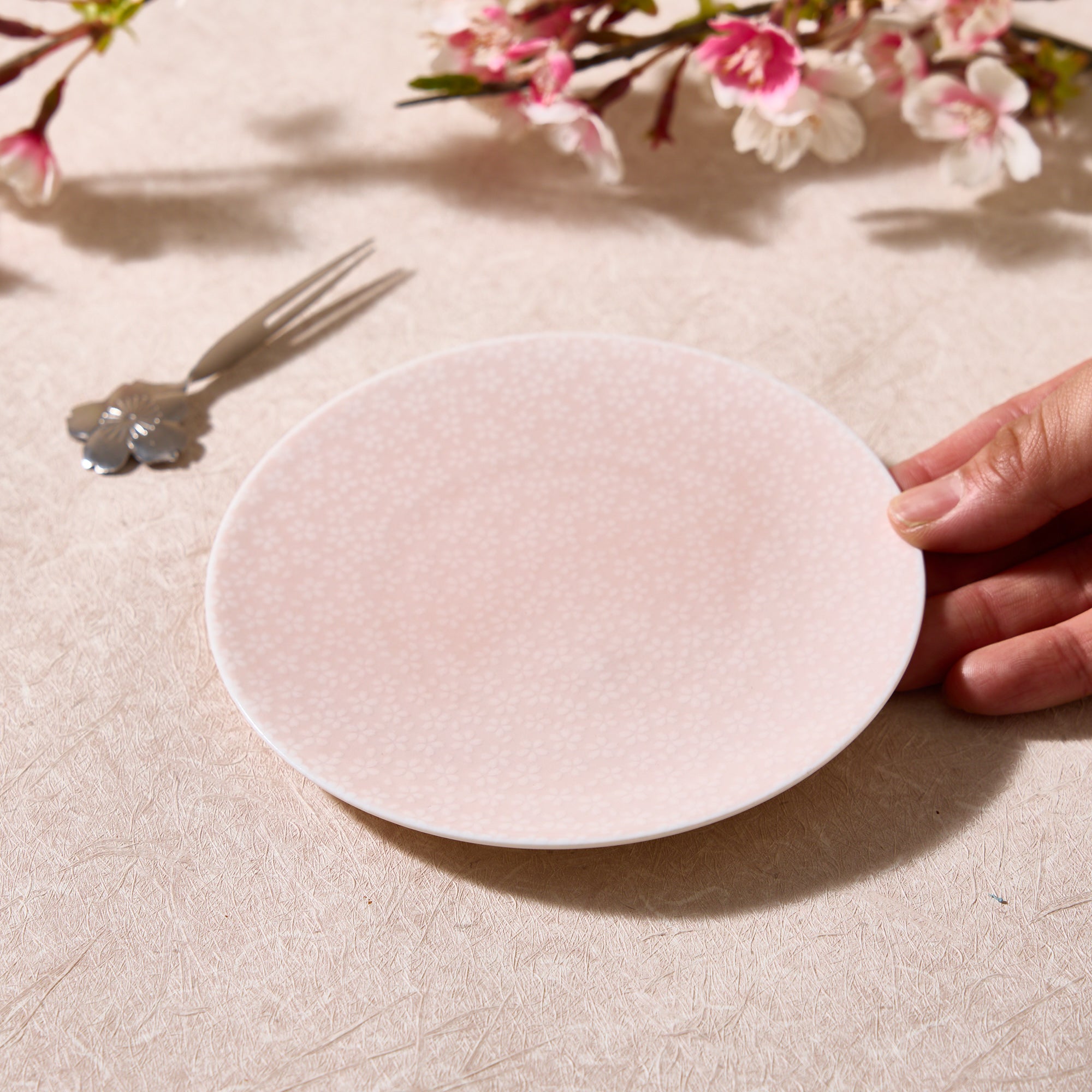 Miyama Mino Ware Sakura Plate