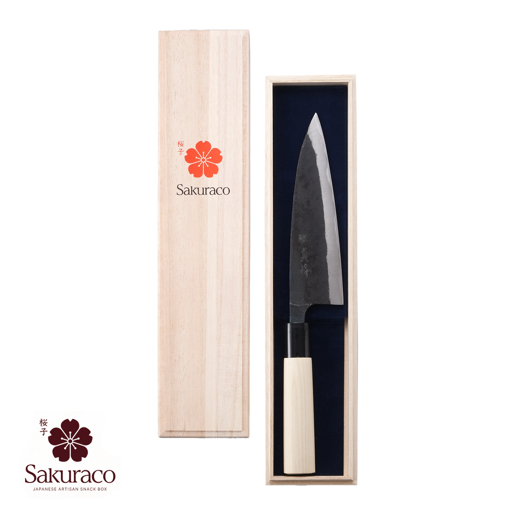 Sakuraco Black-Forged Kitchen Knife