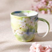 Hanagasumi Sakura Mug (Green)