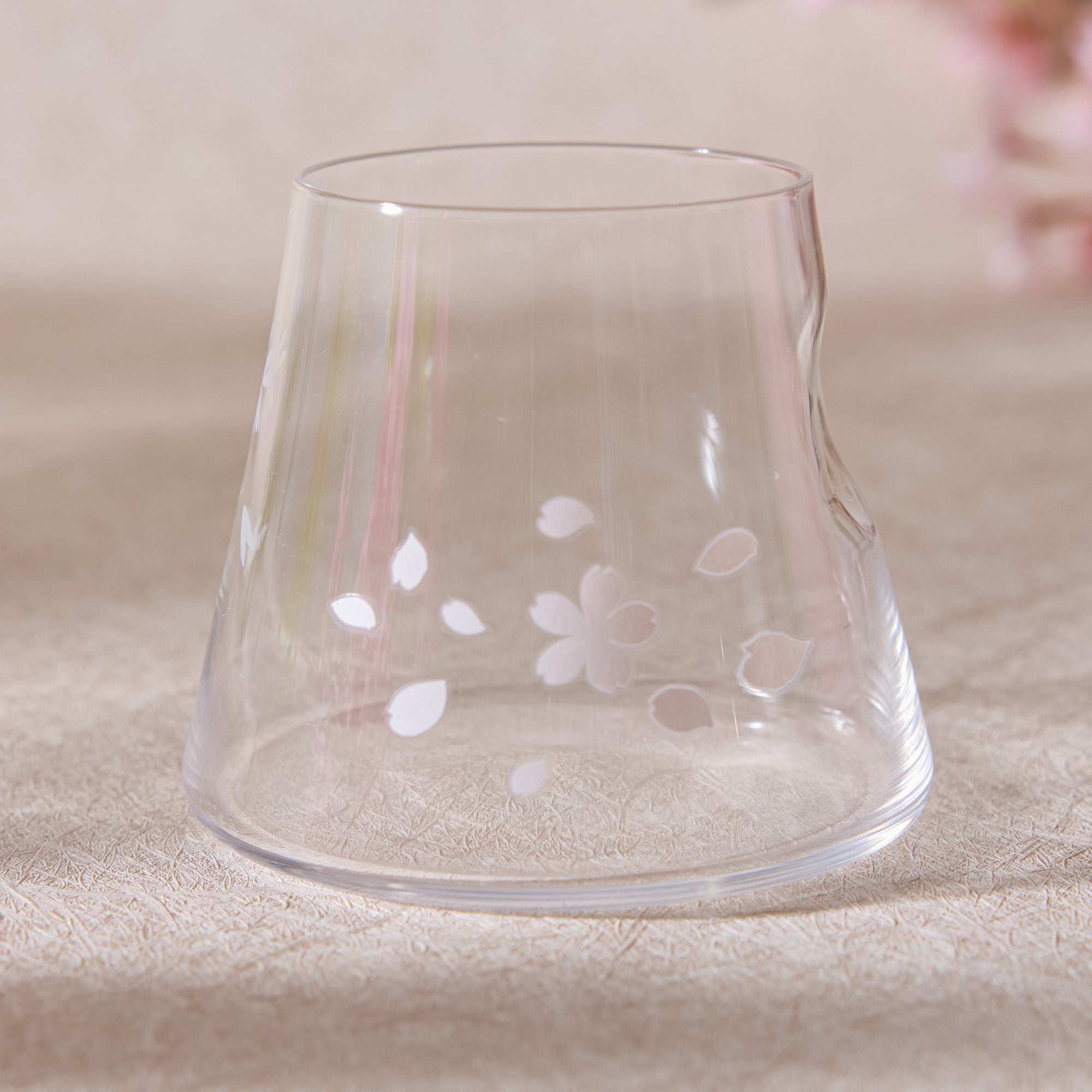 Color-Changing Mt. Fuji Sakura Glass