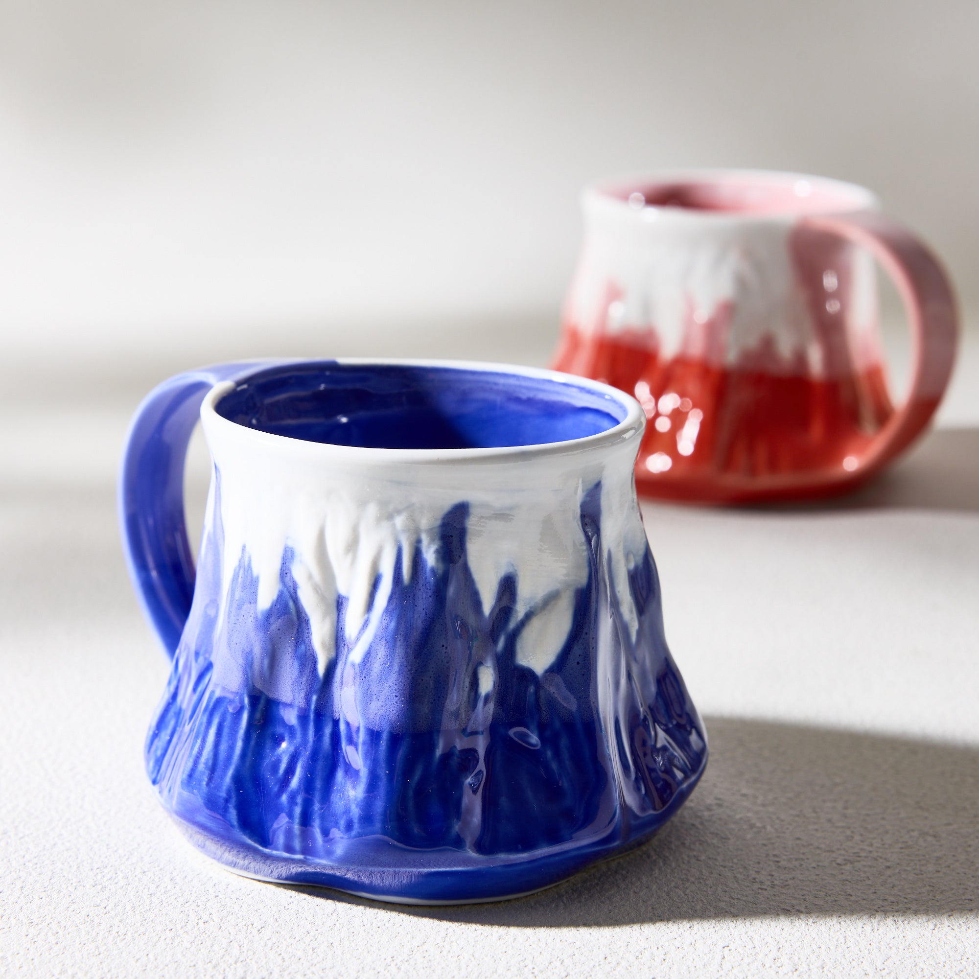 Mt. Fuji Mug Pair