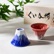 Mt. Fuji Sake Cup Pair