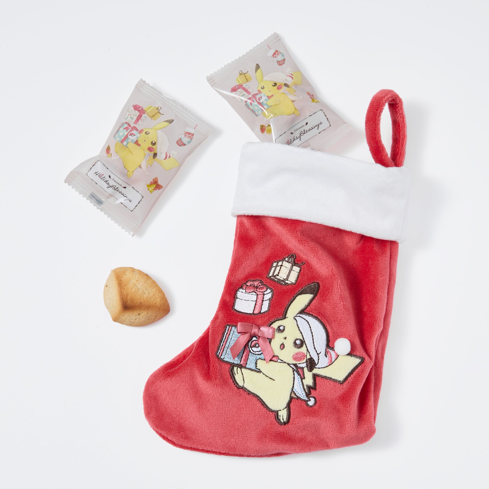 Pokemon Christmas Stockings with Cookies (5 pieces)
