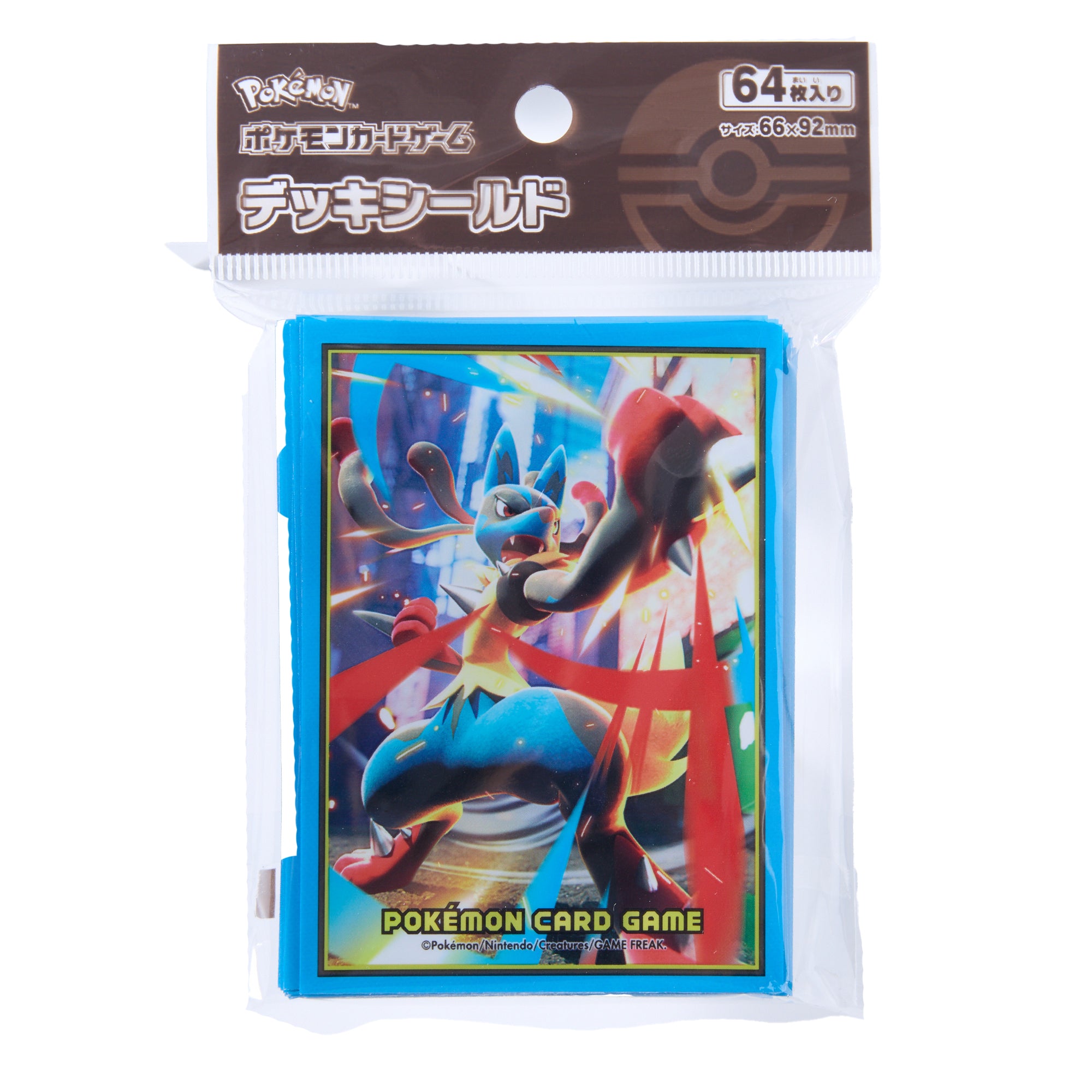 Pokemon Trading Card Game: Mega Lucario Card Sleeves Pokemon Trading Card Game: Mega Lucario Card Sleeves