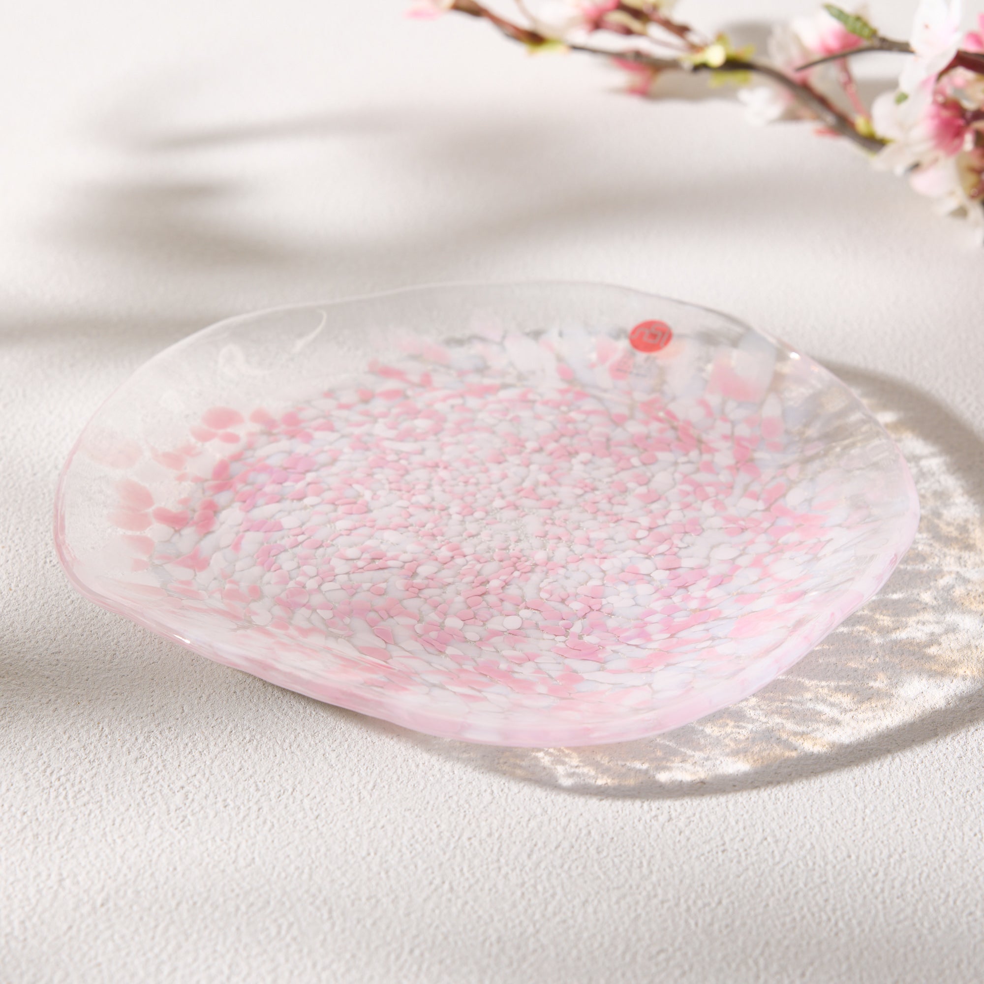 Sakura Glass Small Side Plate
