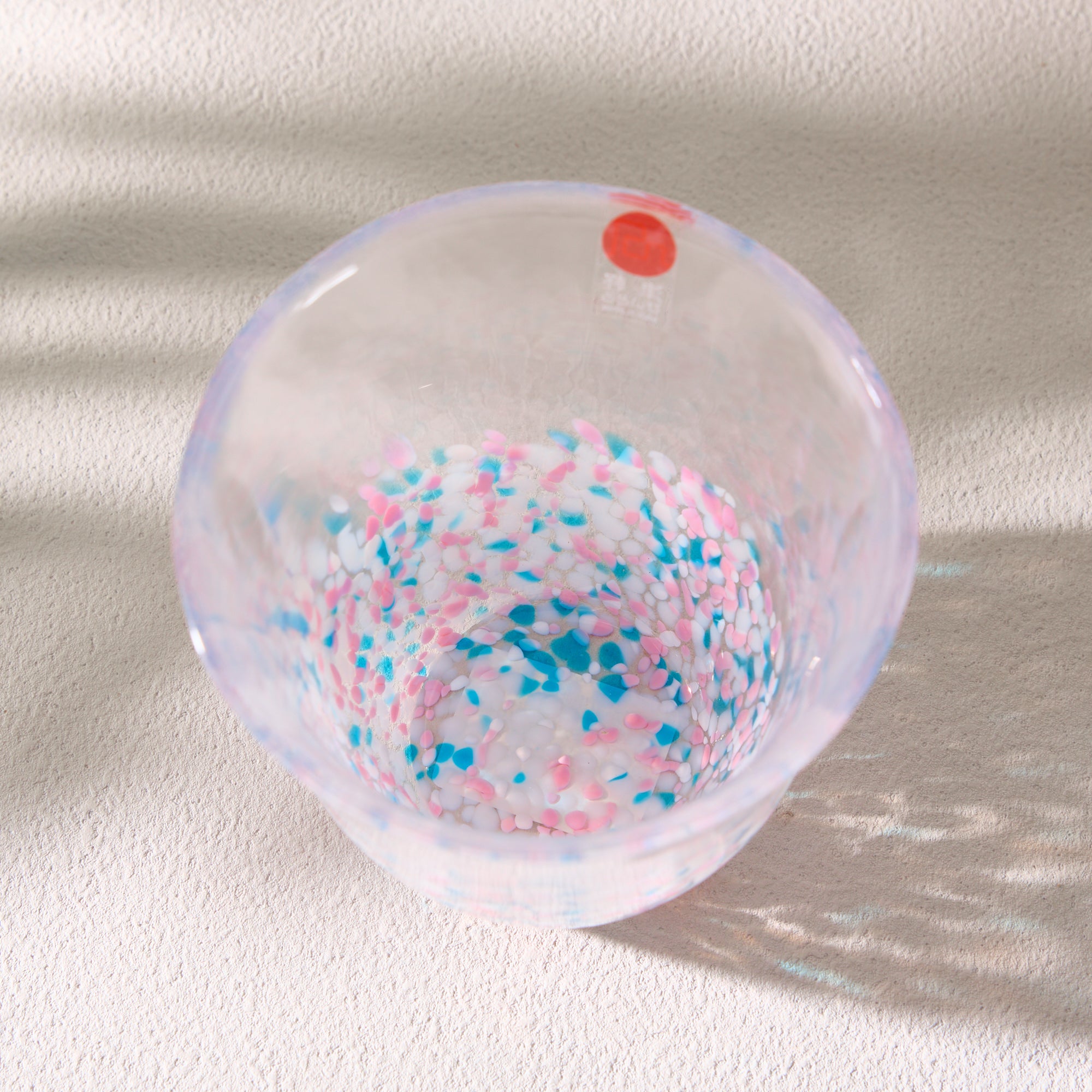 Sakura Cherry Blossom Glass Cup (Pink & Blue)