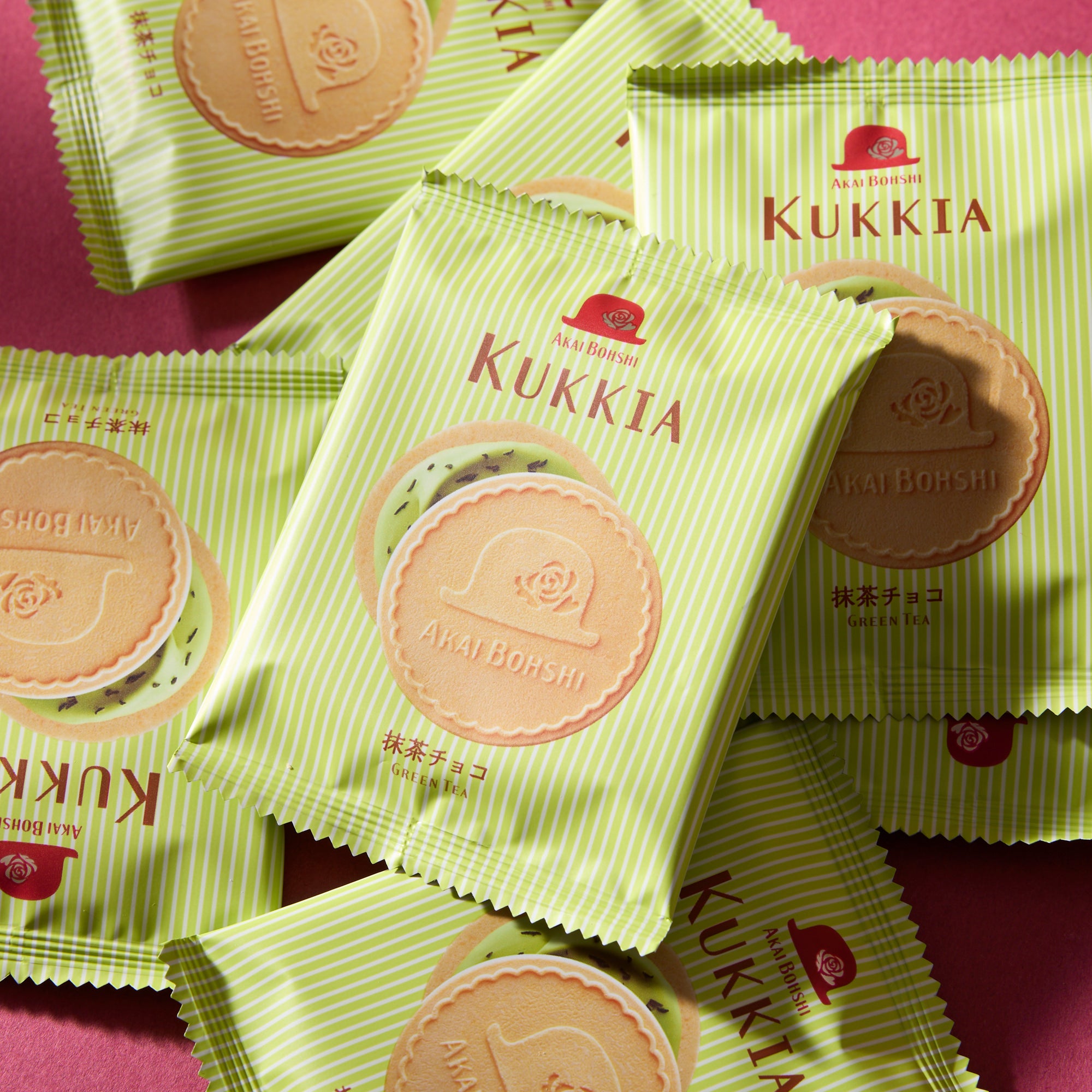 Kukkia Matcha Chocolate Sandwich Cookies (10 pieces)