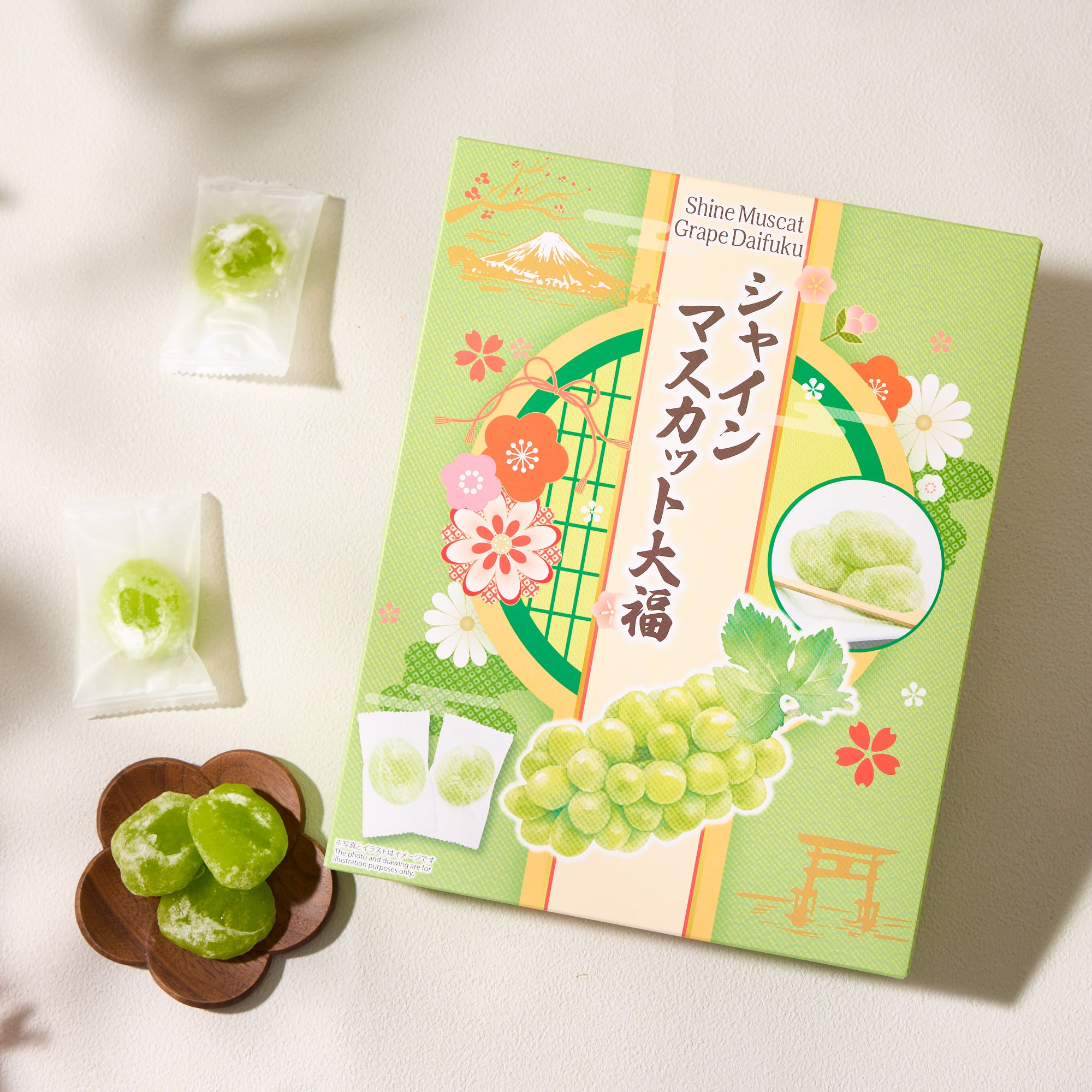 mochi。　12/15締 Shine Muscat Mochi (16 pieces) – Japan Haul