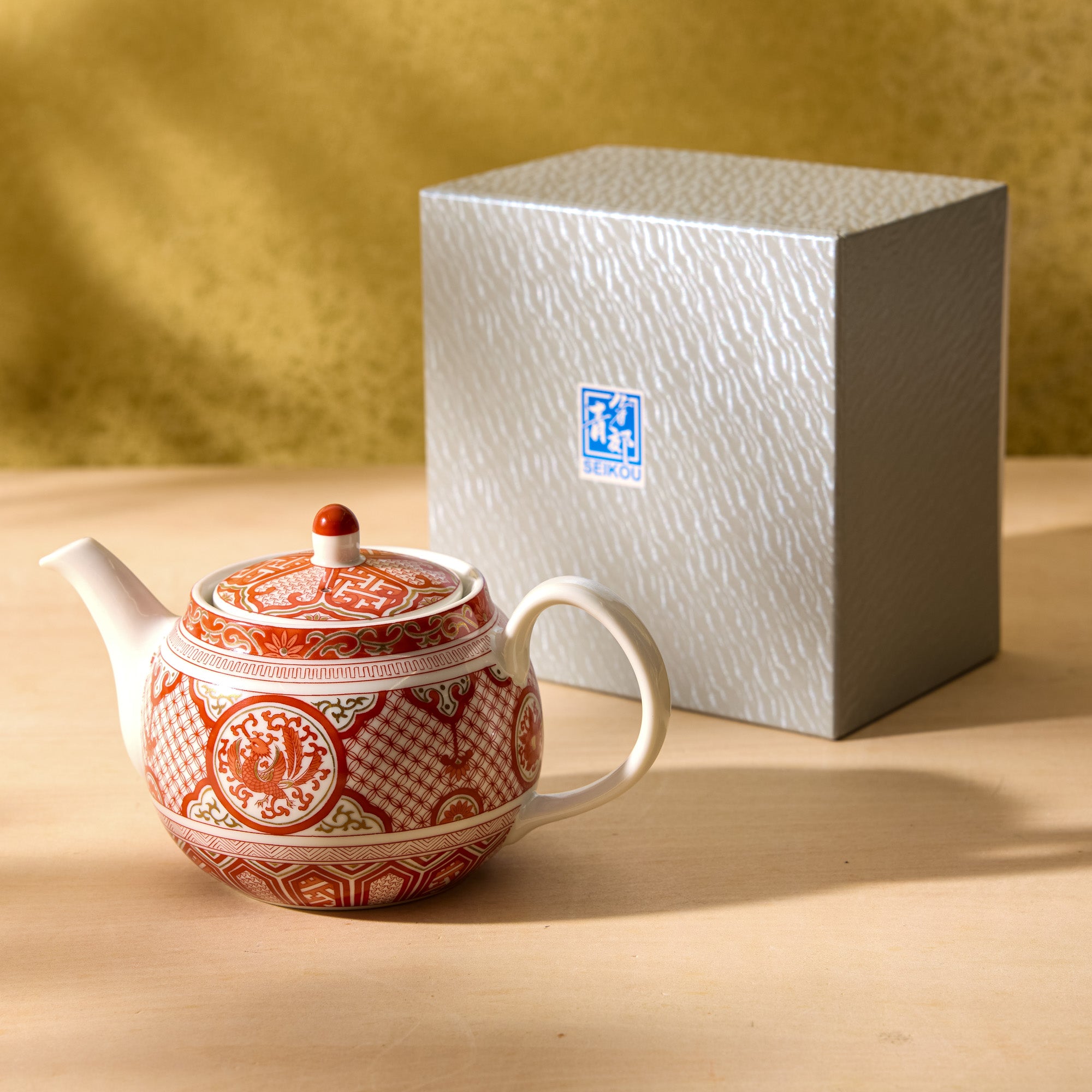 Kutani Ware Akae Phoenix Teapot – Japan Haul