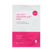 BEAUSTA Dual Formula Collagen × Hyaluronic Acid Mask