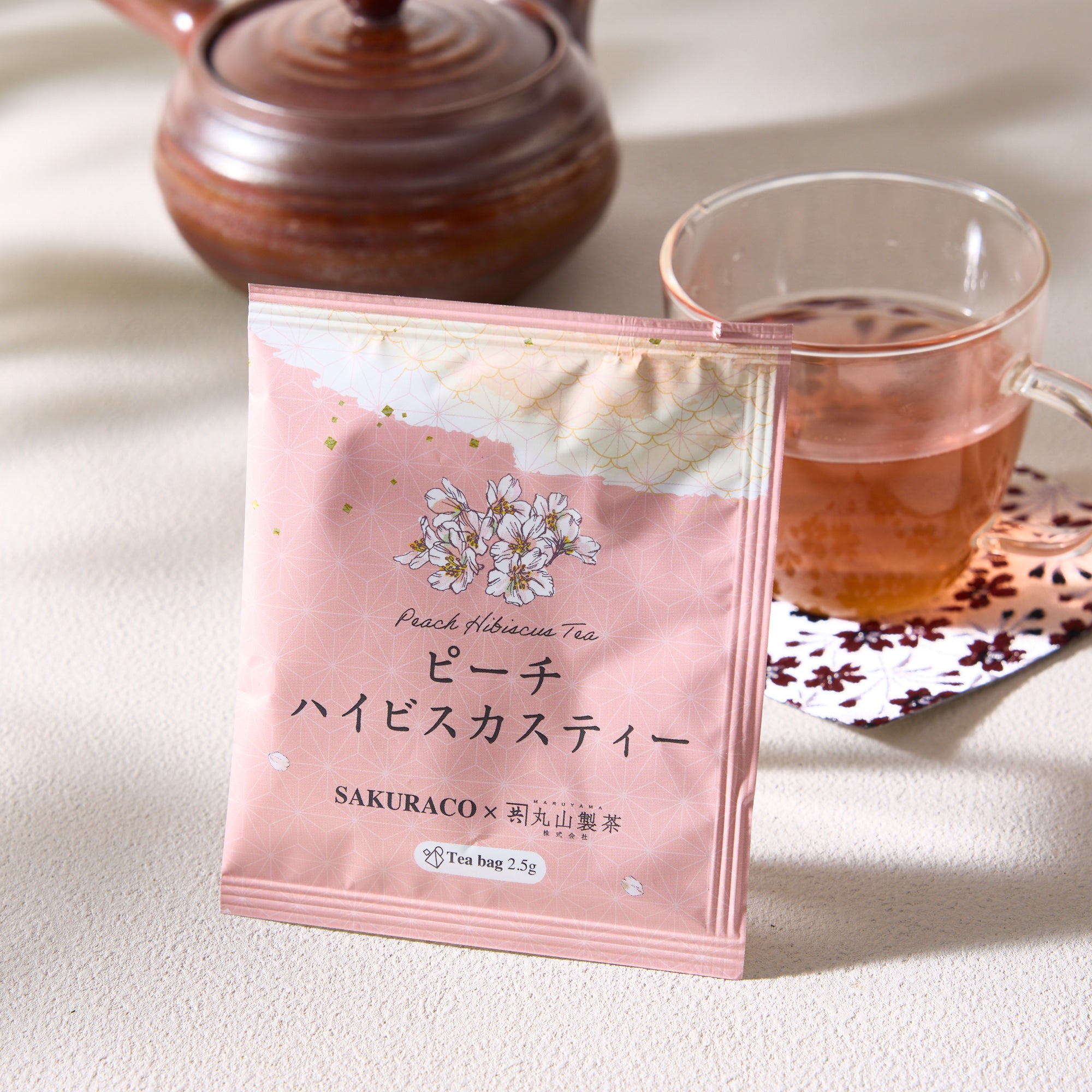 Sakuraco x Maruyama Seicha Peach Hibiscus Tea (10 tea bags