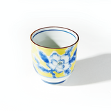 Yellow Floral Japanese Teacup