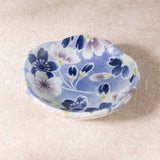 Mamezara Floral Blue Plate