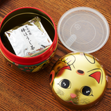 Maneki Neko Golden Lucky Cat Tea - Hojicha Stems Tea-