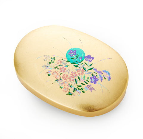 Gold Leaf Accessory Case - Moon