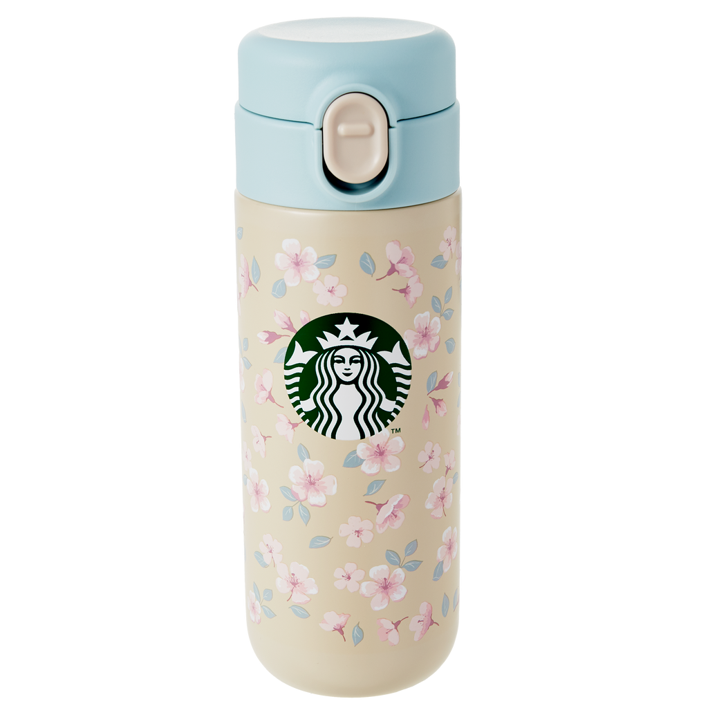 Starbucks Sakura 2024 Stainless Steel Floral Bottle 381ml