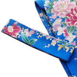 Japanese Kimono Robe - Blue Peony