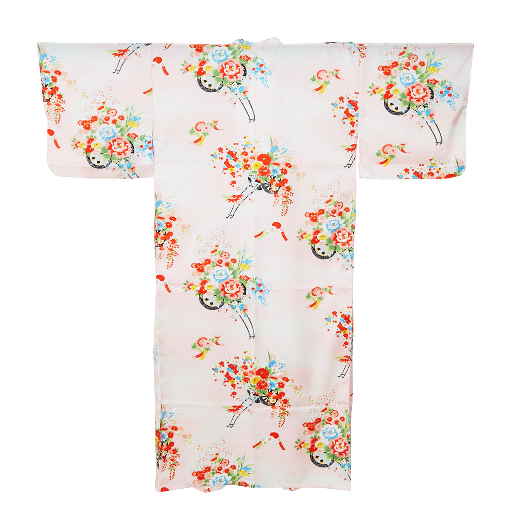 Japanese Kimono Robe - Pink Floral