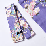 Japanese Kimono Robe (Purple Sakura)
