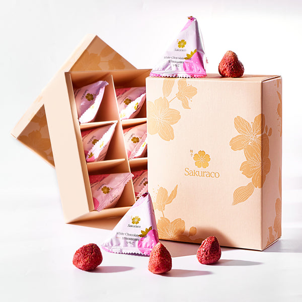 Sakuraco White Chocolate Fruit - Strawberry