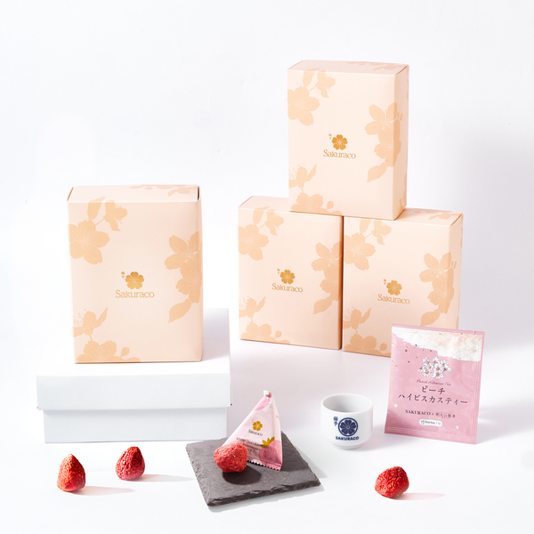 Sakuraco White Chocolate Fruit - Strawberry: 4 Box Set (24pcs)