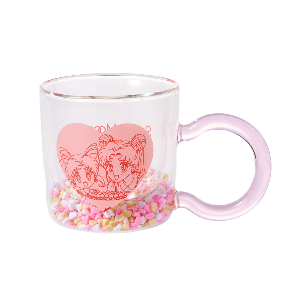 Sailor Moon Confetti Glass Featuring Usagi & Chibiusa