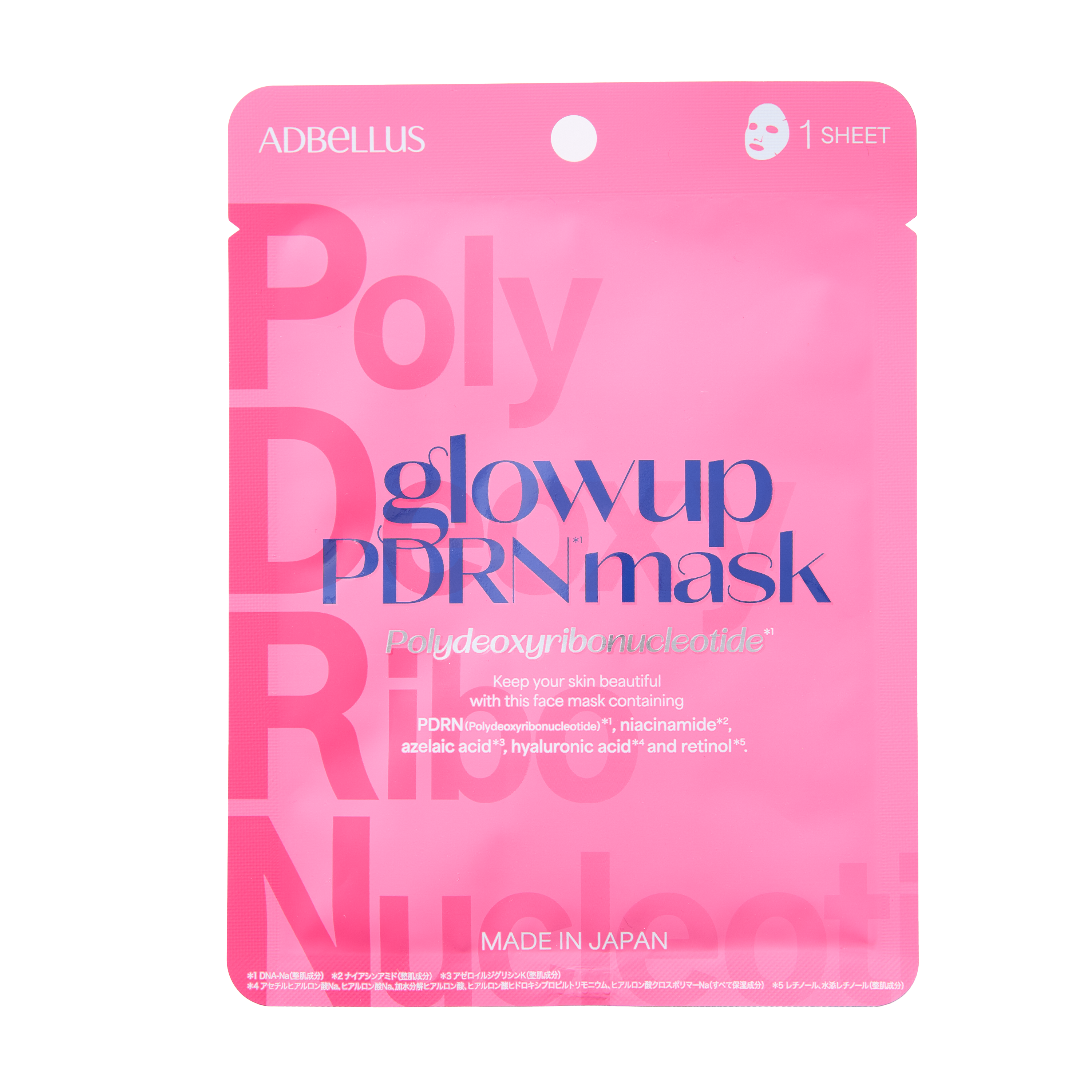 Glowup PDRN Sheet Mask