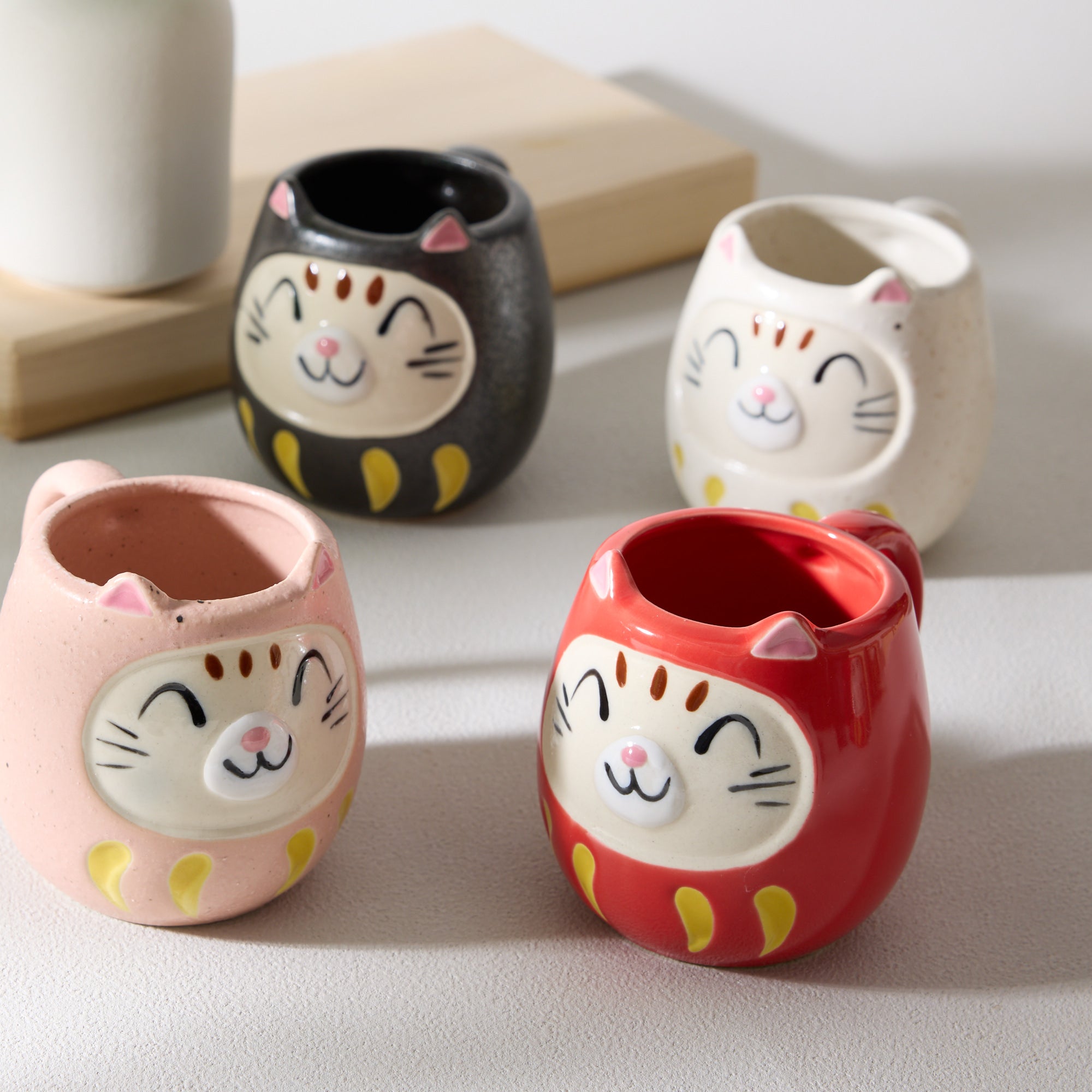 Daruma Cat Mug