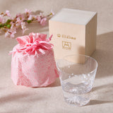 Color-Changing Mt. Fuji Sakura Rock Glass