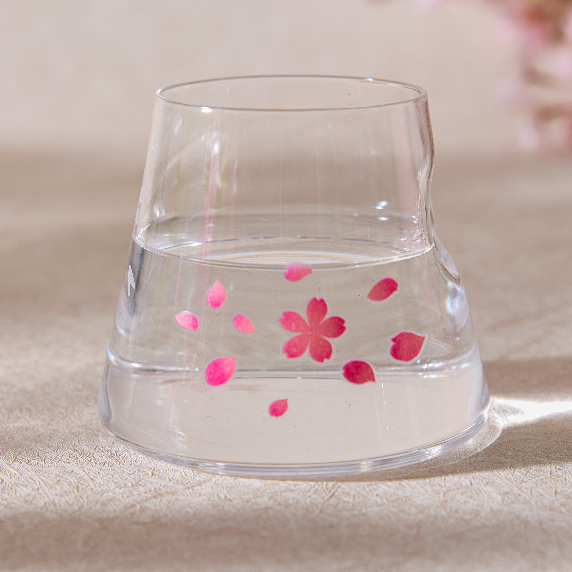 Color-Changing Mt. Fuji Sakura Glass