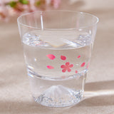 Color-Changing Mt. Fuji Sakura Rock Glass