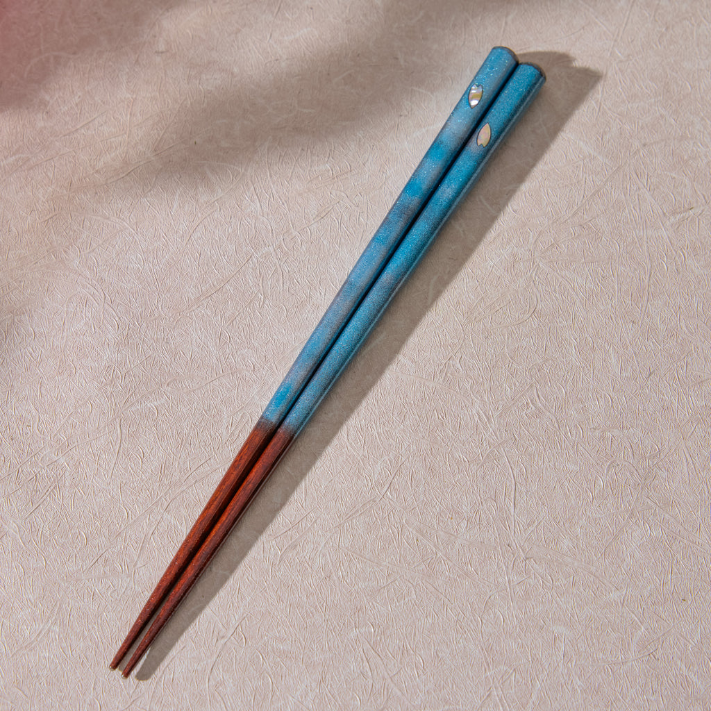 Sakura Petal Blue Chopsticks