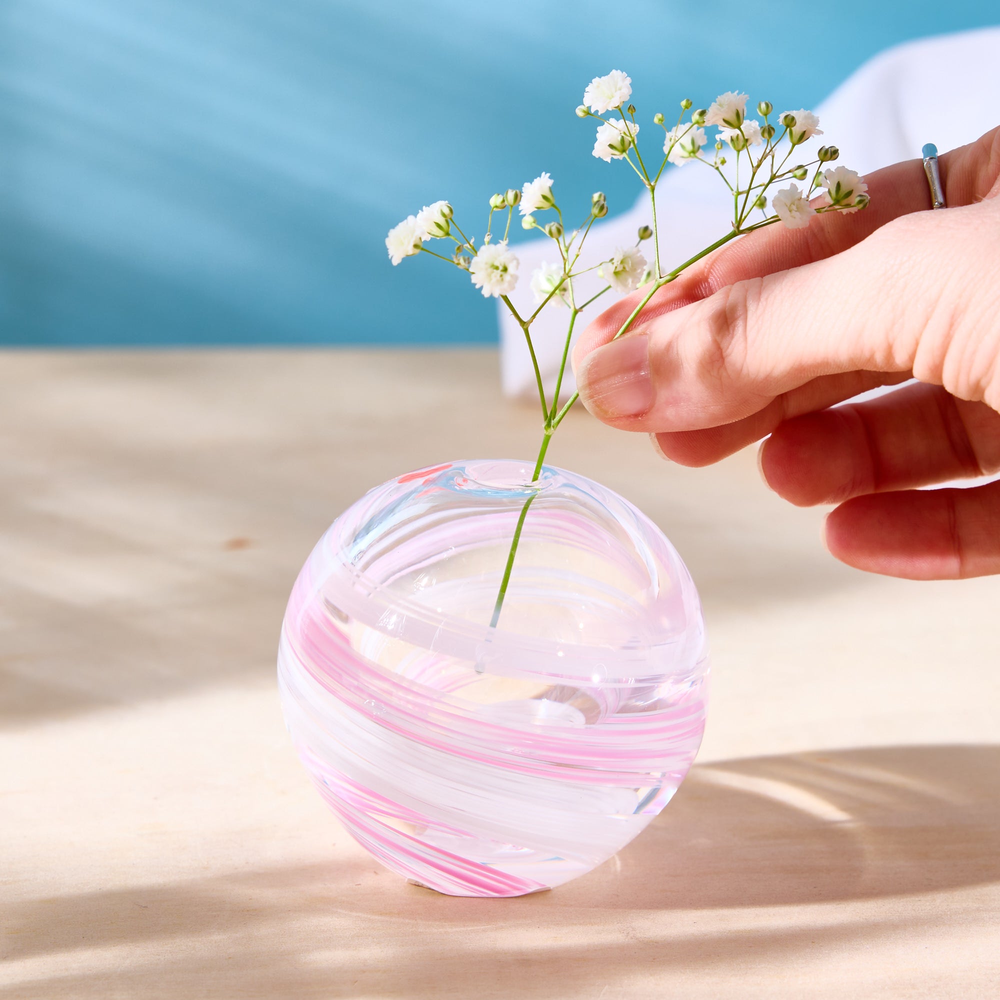 Sakura Stream Ichirin Zashi Vase