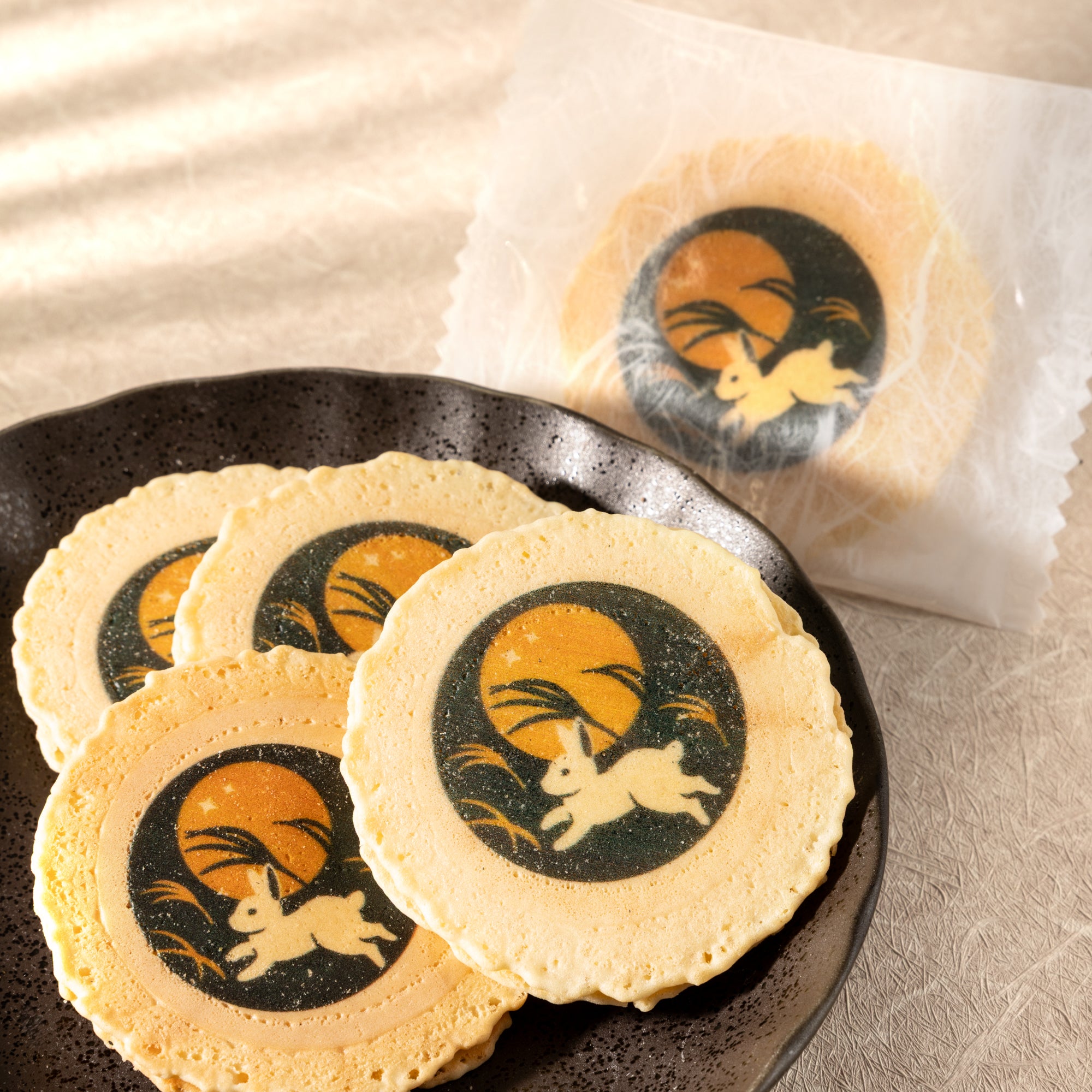 Tsukimi Mikan Cream Cookie   (10 pieces set)
