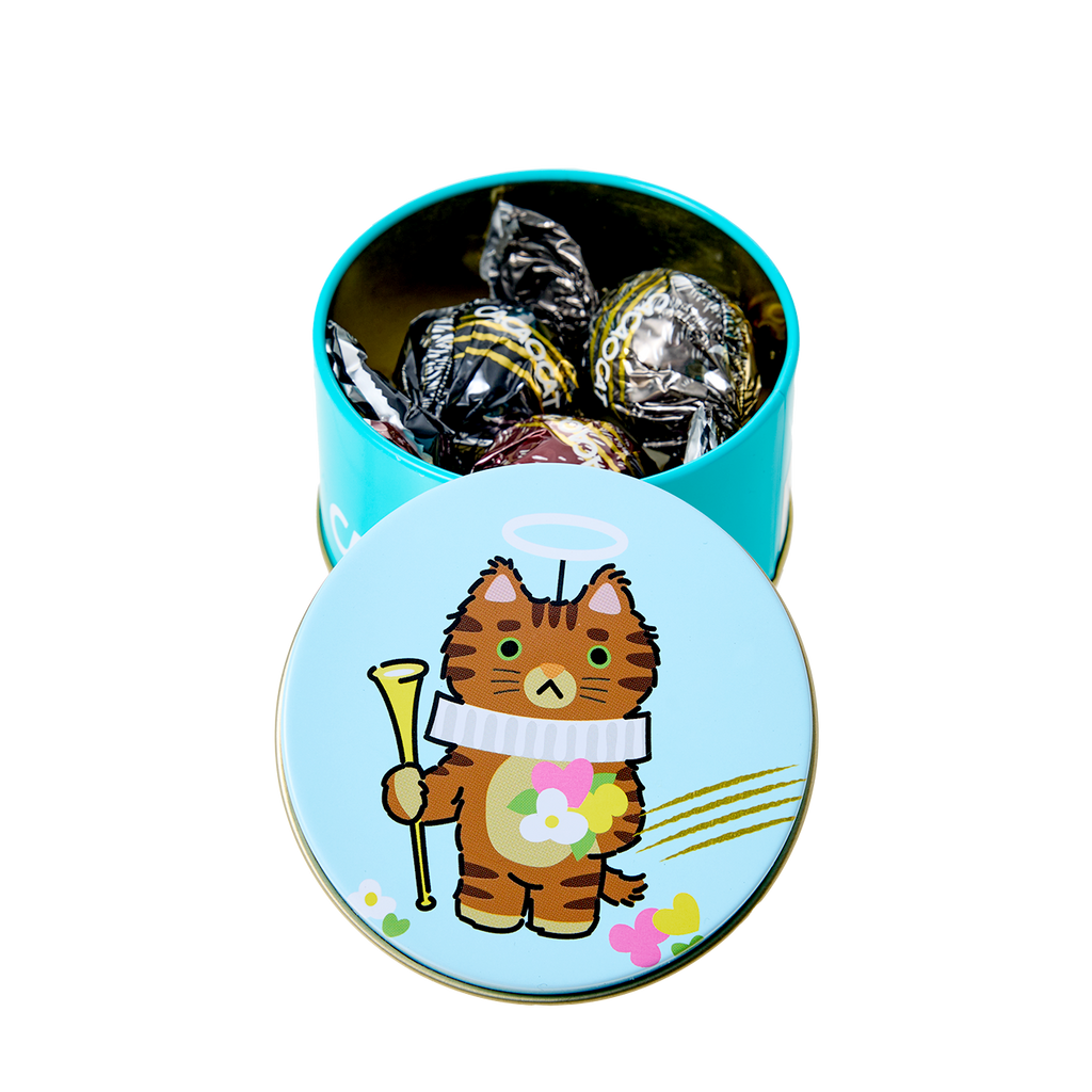 Cat Chocolate Tin: Brown Tabby Cat Ver