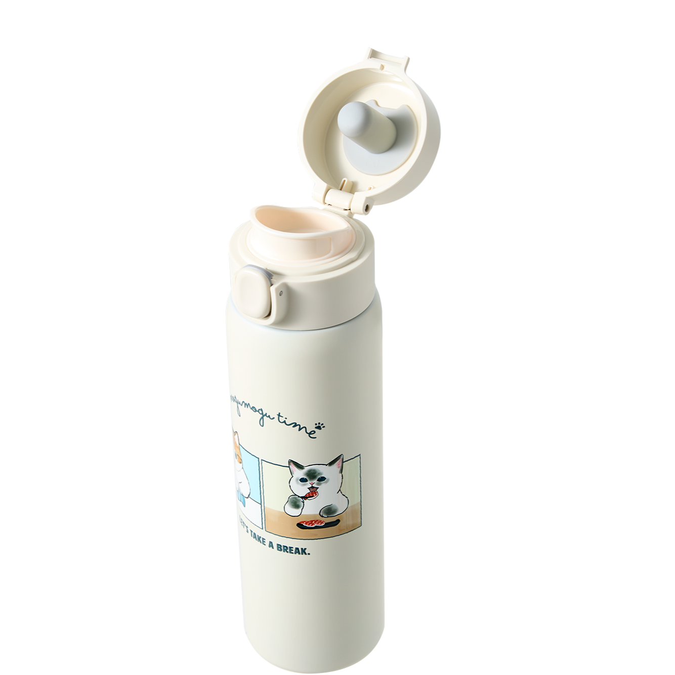 Mofusand Sushi Print Stainless Thermos Bottle