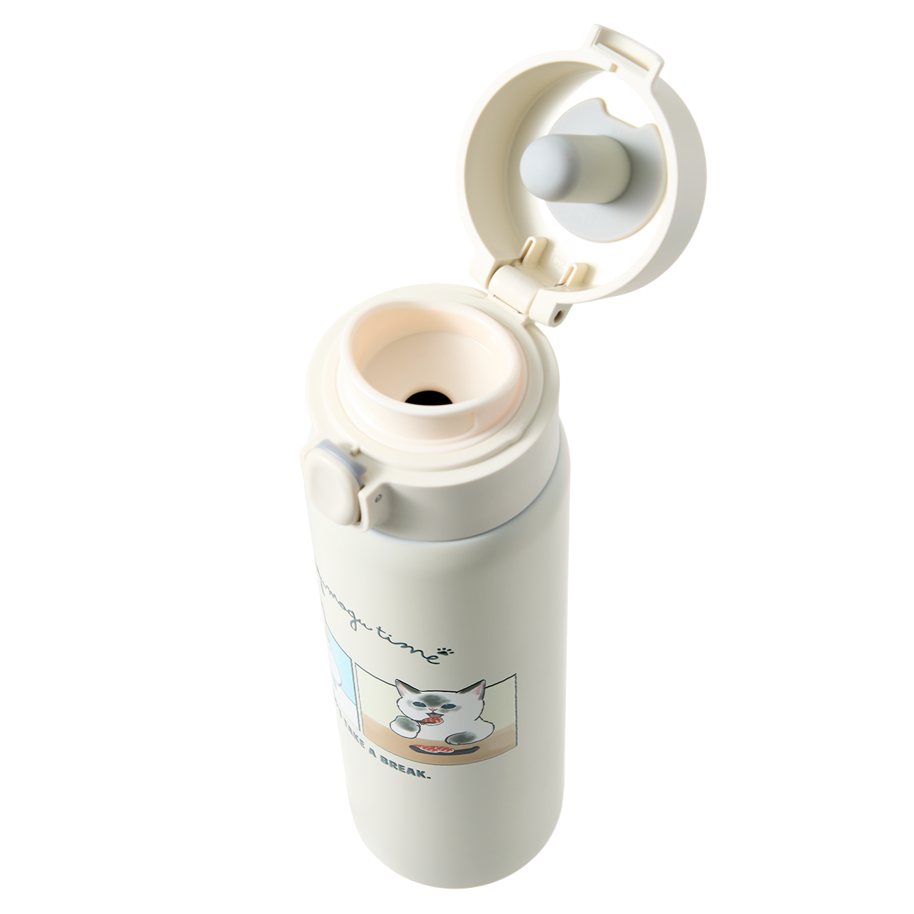 Mofusand Sushi Print Stainless Thermos Bottle
