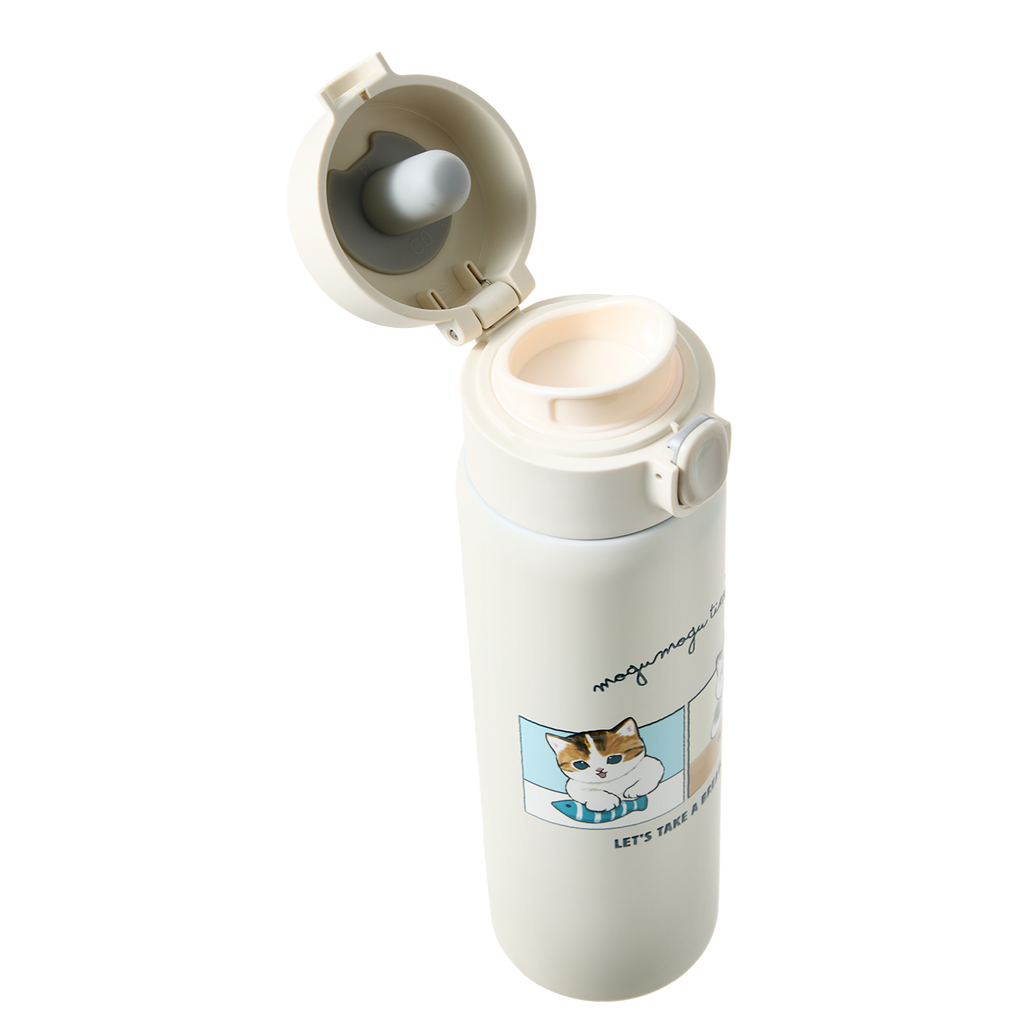 Mofusand Sushi Print Stainless Thermos Bottle