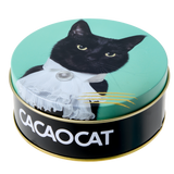 Cat Chocolate Tin: Green