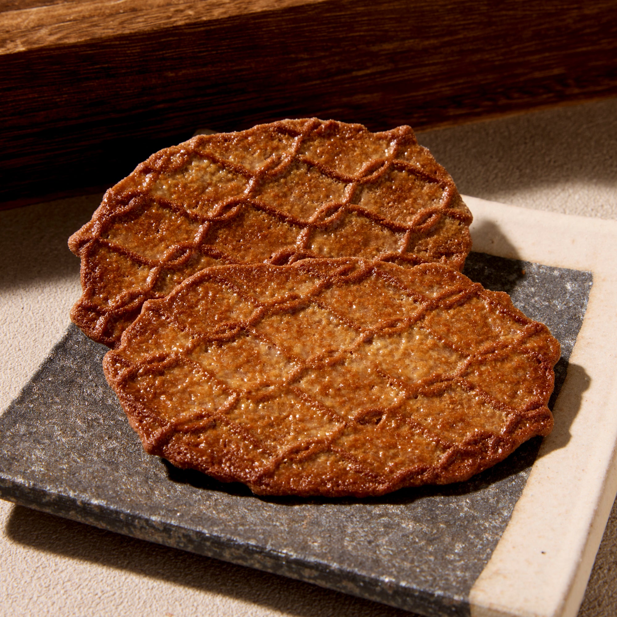 Brown Butter Chocolat Waffle Cookies (8 pieces)