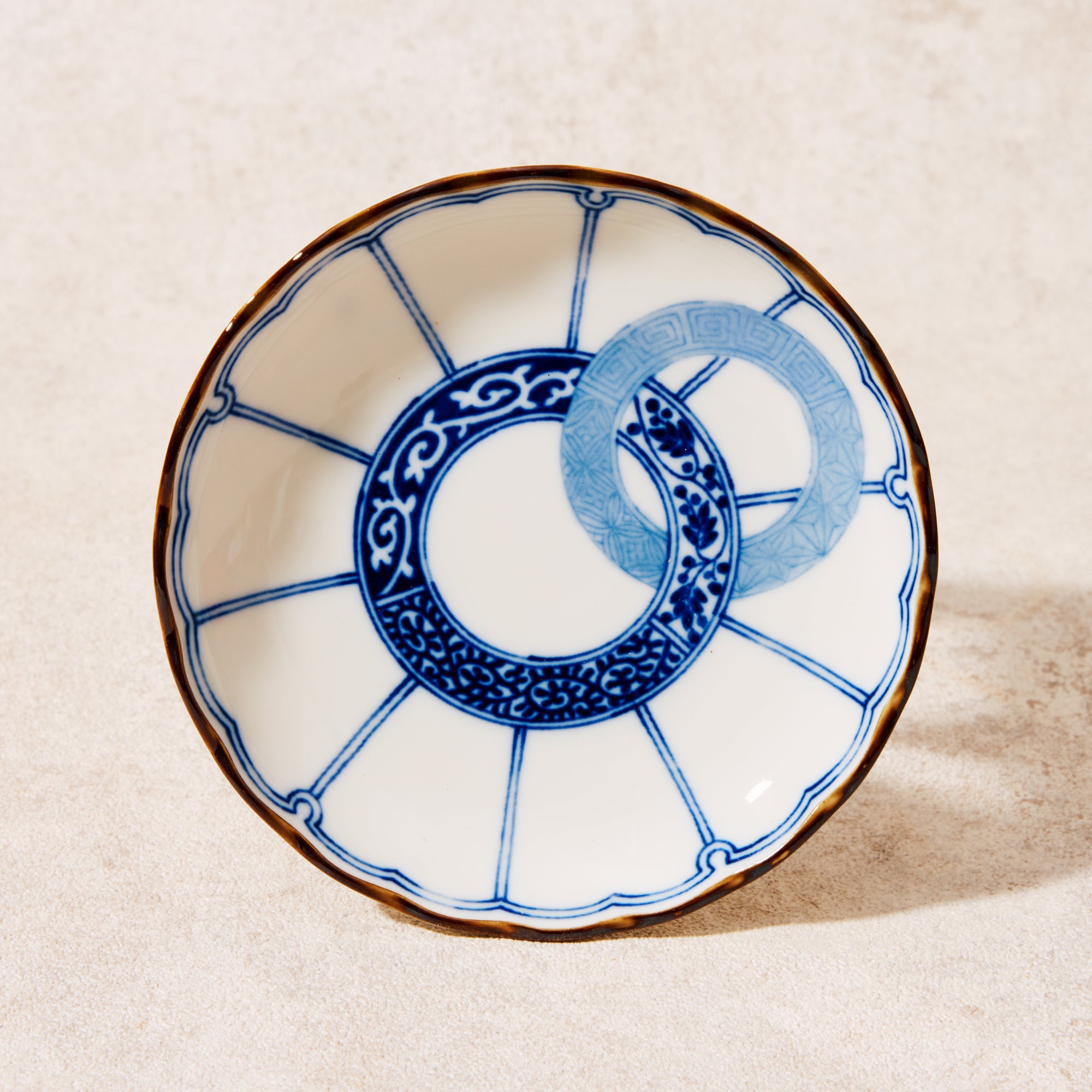 Mino Ware Indigo Plate