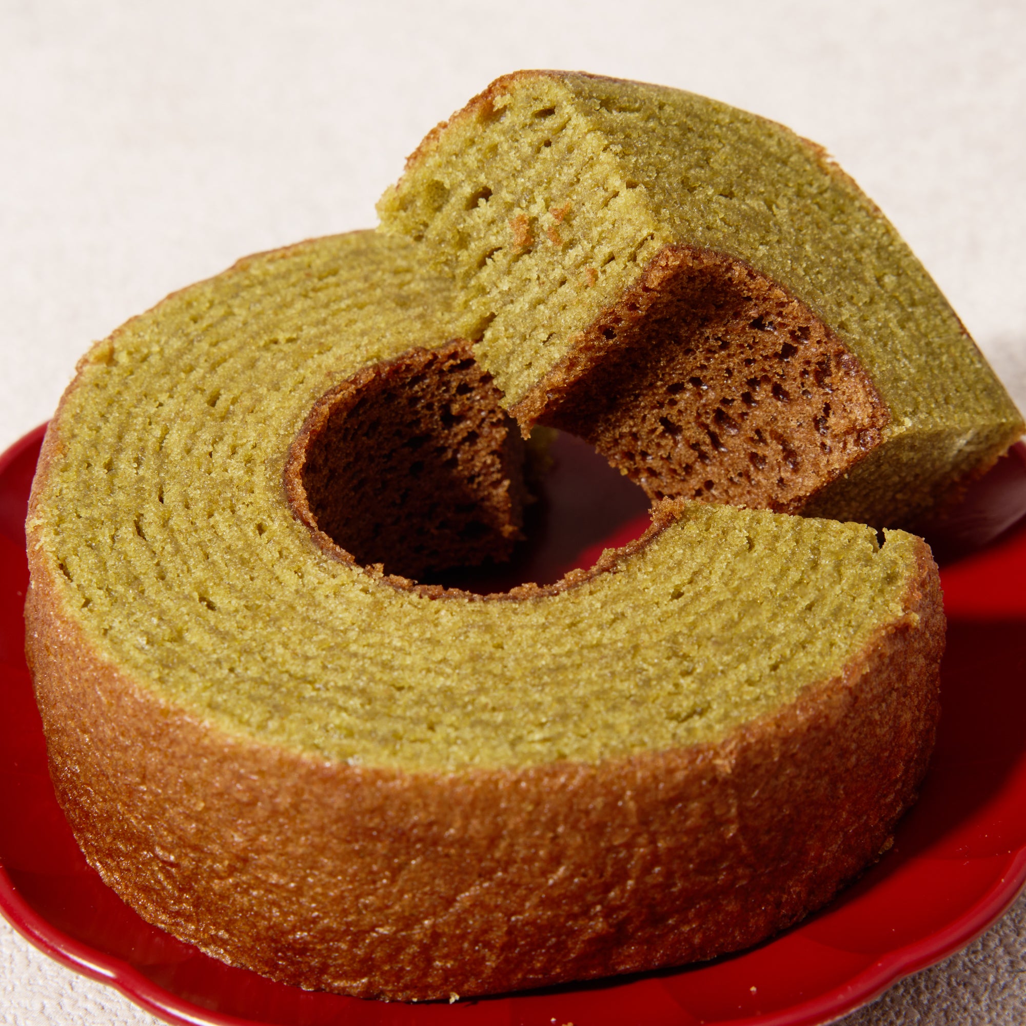 Pistachio Baumkuchen