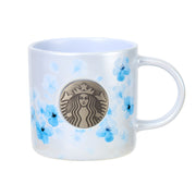 Starbucks Sakura 2026 Mug Silver Airy Blue 355ml
