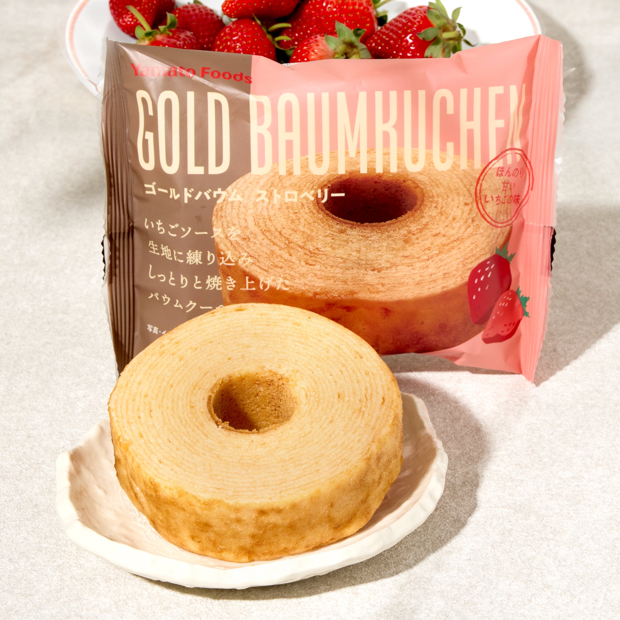 Strawberry Baumkuchen