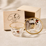 Calico Cat Sake Cup & Mini Plate