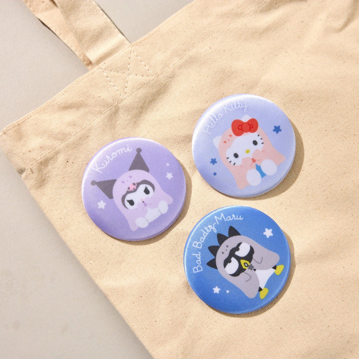 Sanrio Characters Tin Badge Ghost Ver.
