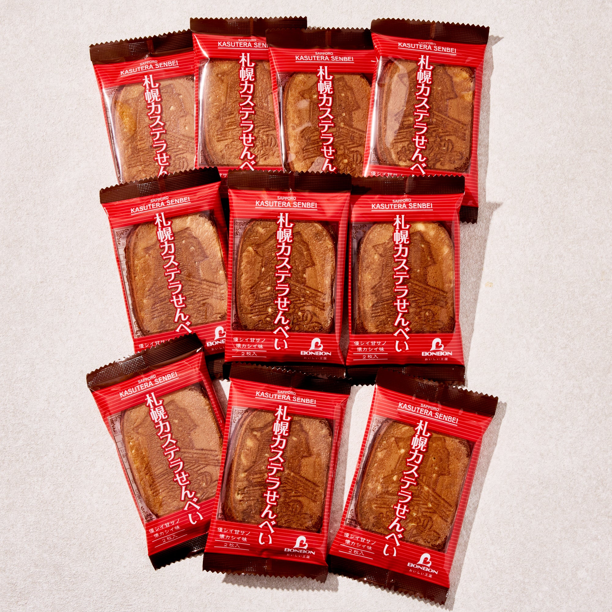 Sapporo Castella Senbei (10 pieces)