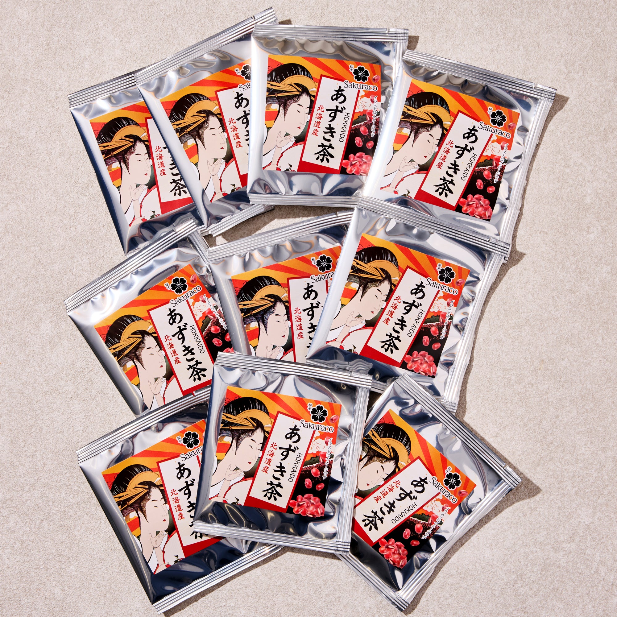Hokkaido Adzuki Tea (10 pieces)