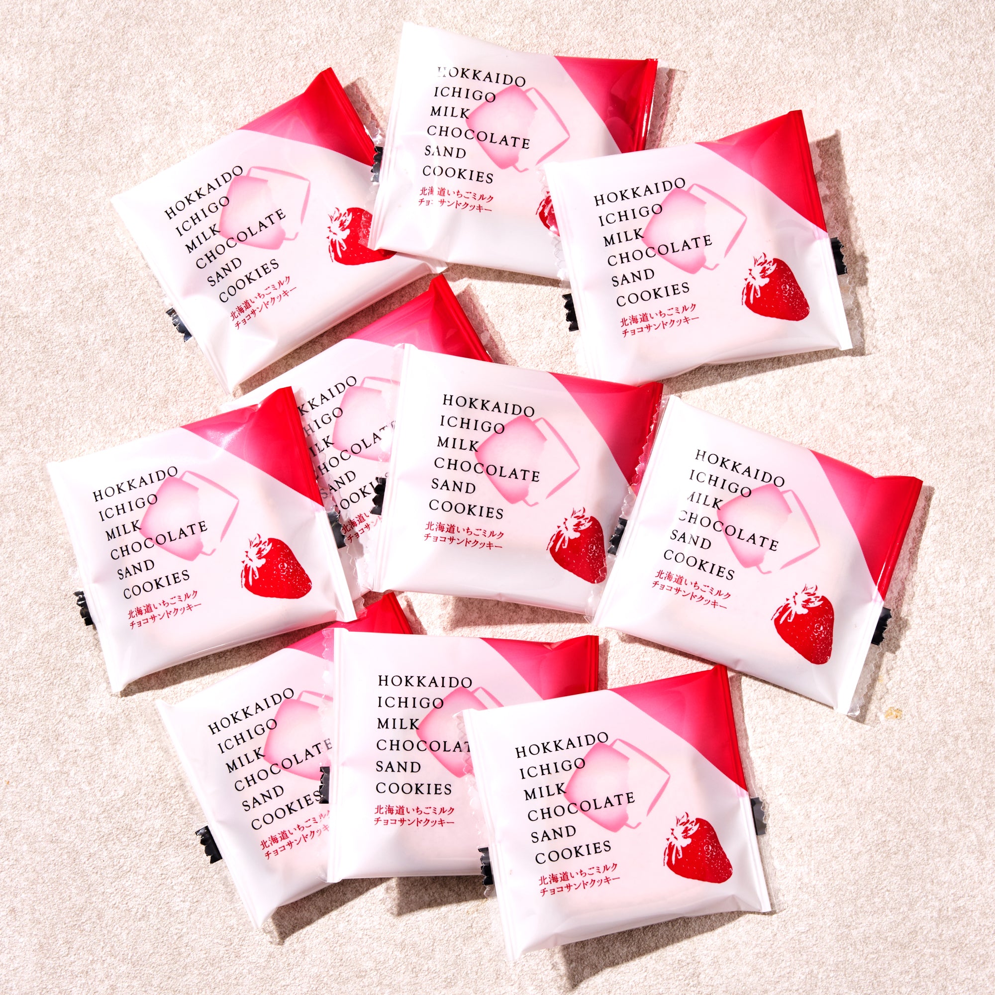Hokkaido Strawberry Cookie (10 pieces)